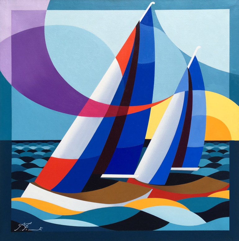 VELE AL VENTO 100X100